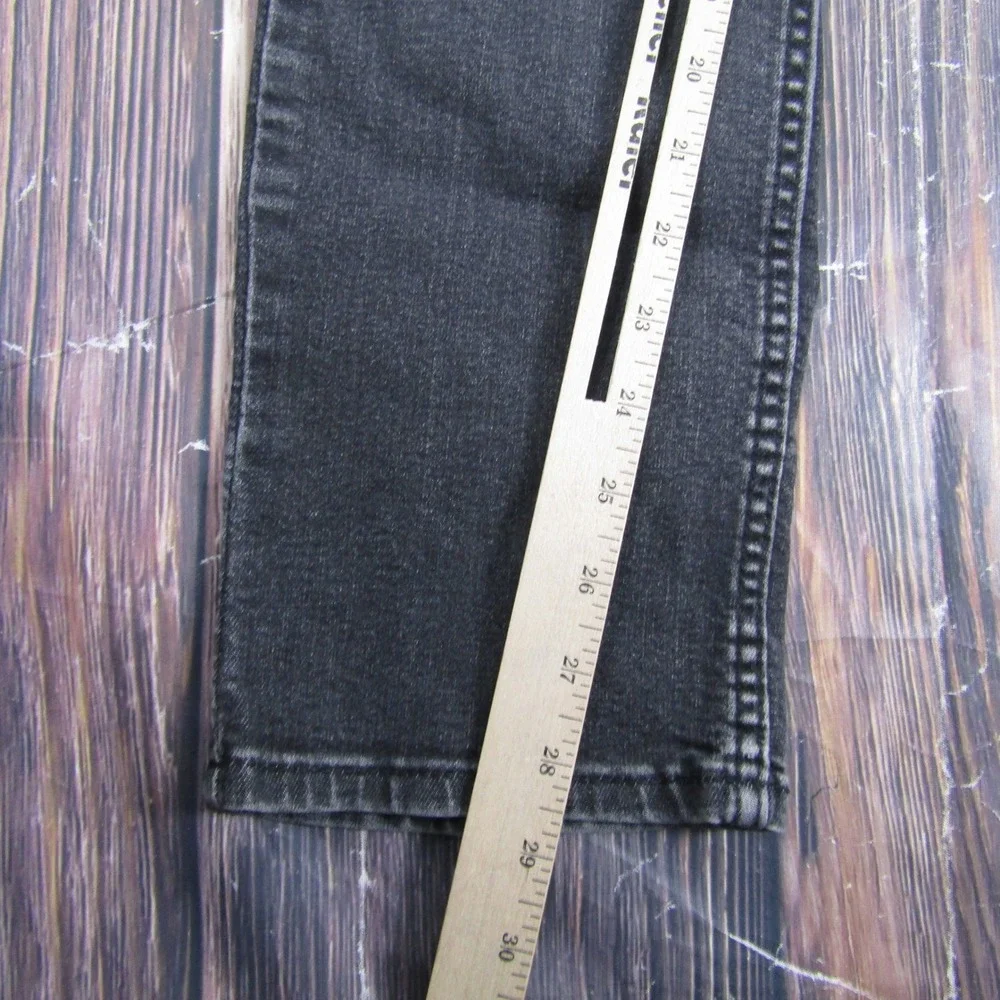 Levi 511 Slim Jeans Mens 31x30 Black Faded Stretch Denim 04511-3096